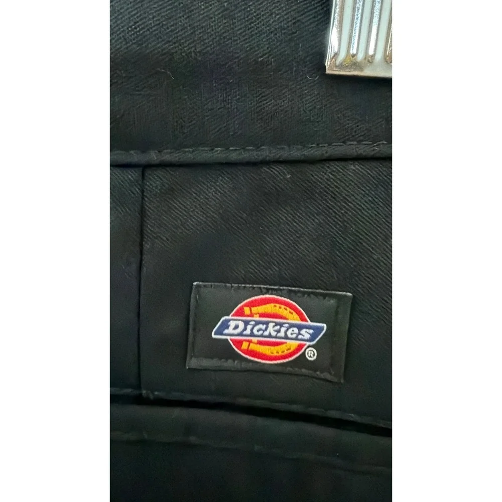 NWT Dickies Occupational Wear Men's Black Work Pants Raw Edge Hem Size 34